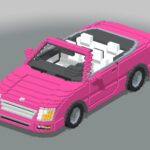 Voxel Convertible Car (Barbie Style)
