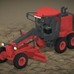 voxel grader truck 3d model