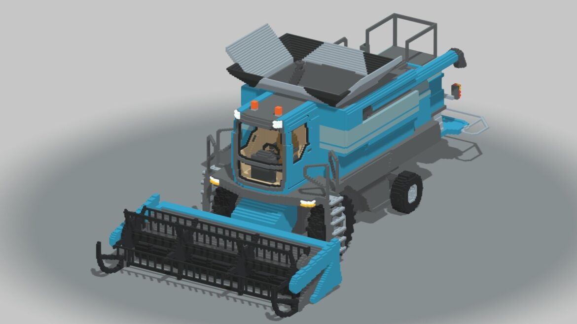 voxel harvester 3d model