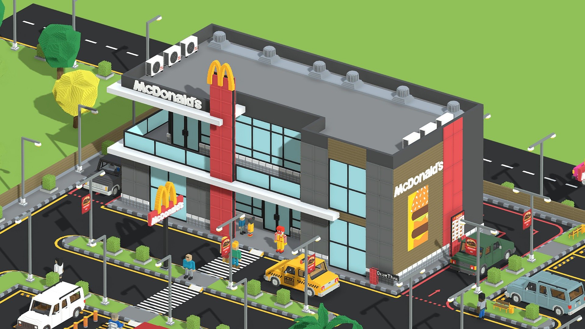 Voxel McDonald’s