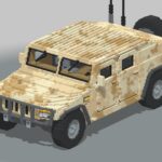 Voxel Military Humvee