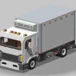 Voxel Refrigerator Truck