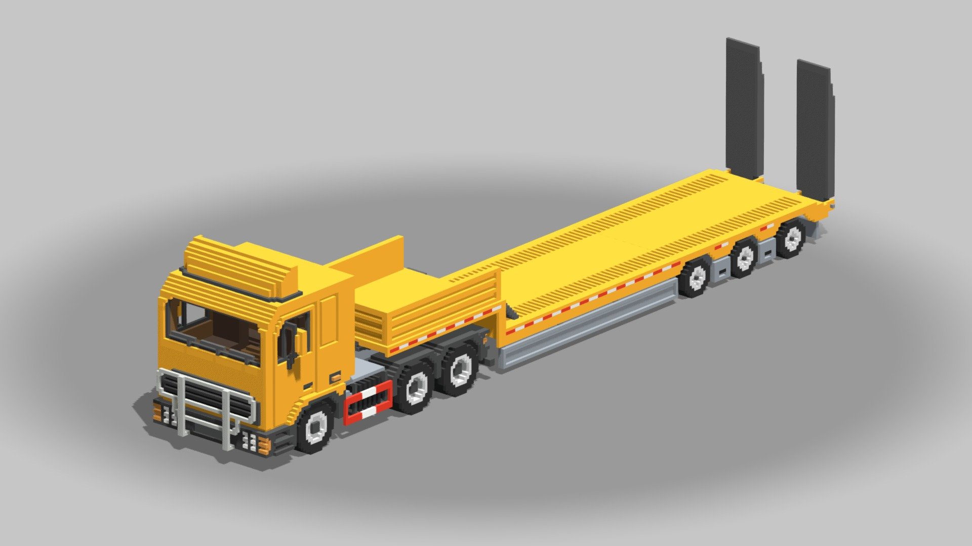 Voxel Truck And Loader Trailer