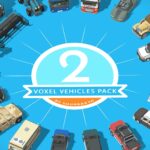 Voxel Vehicles Pack 2 (18 Vehicles)