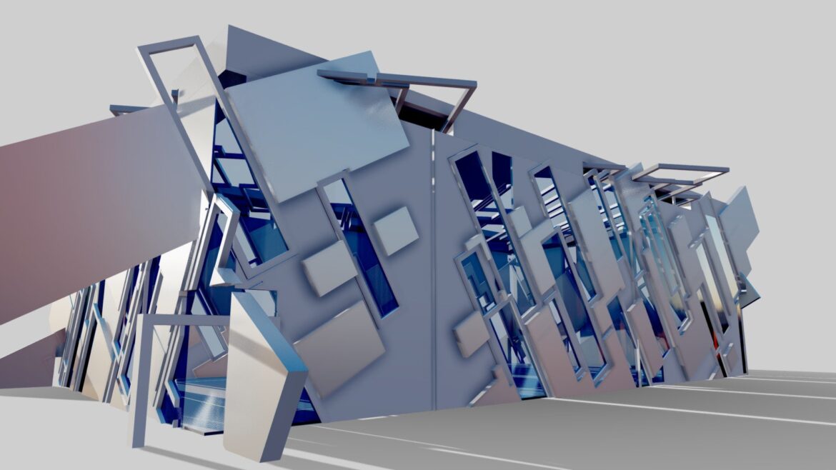 vr structure 04 3d model