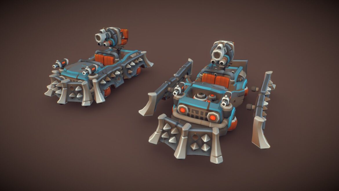 wicket sisters battle car tomb star 3d model