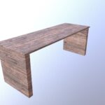 Wooden Communal Hi-Boy
