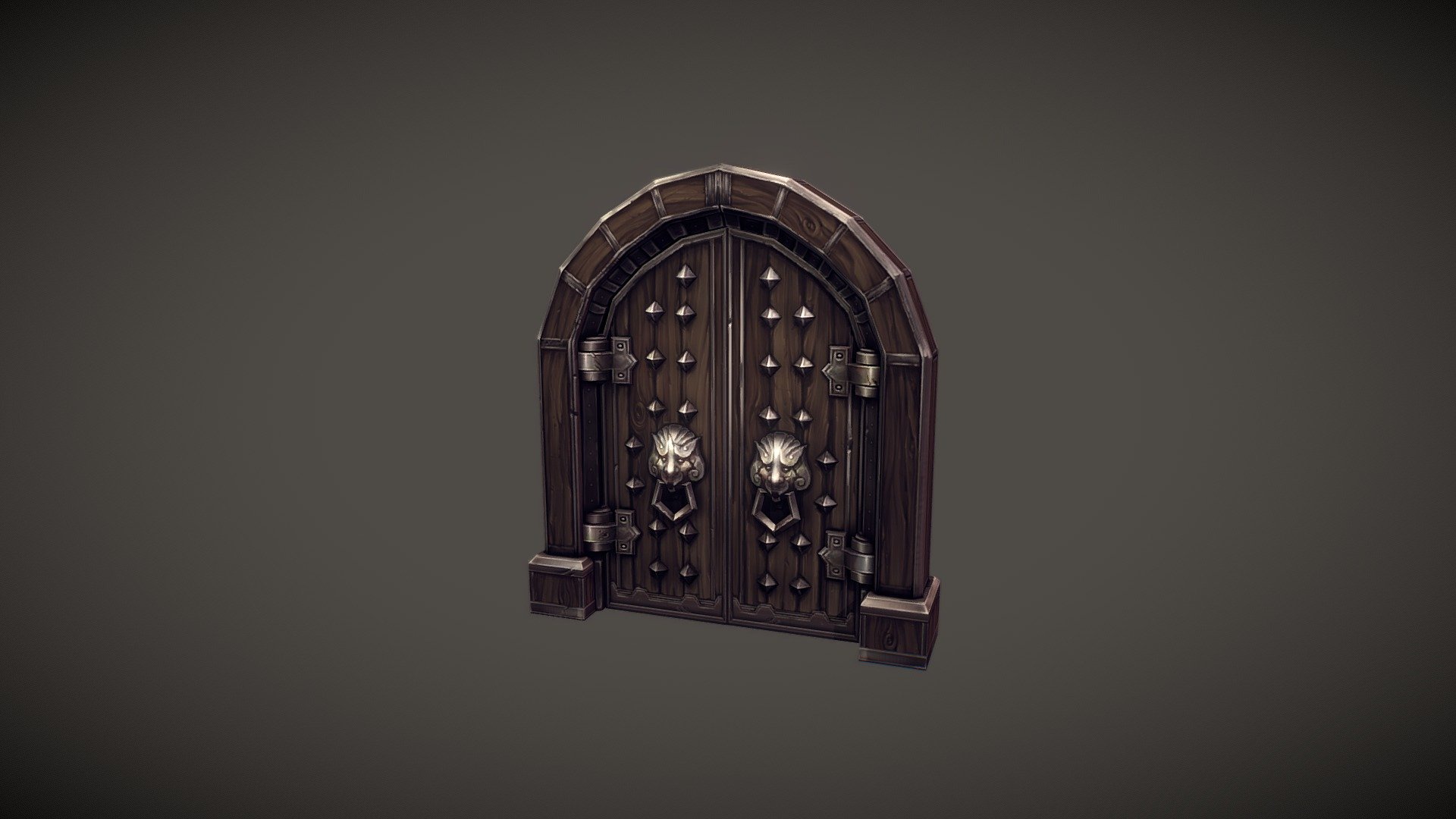 Wooden Dungeon Door – Hand Painted Series