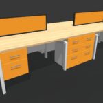 workstation 2 3d model