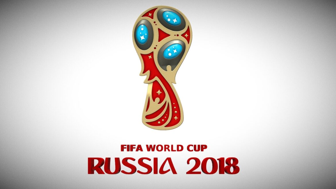 world cup 2018 logo 3d model