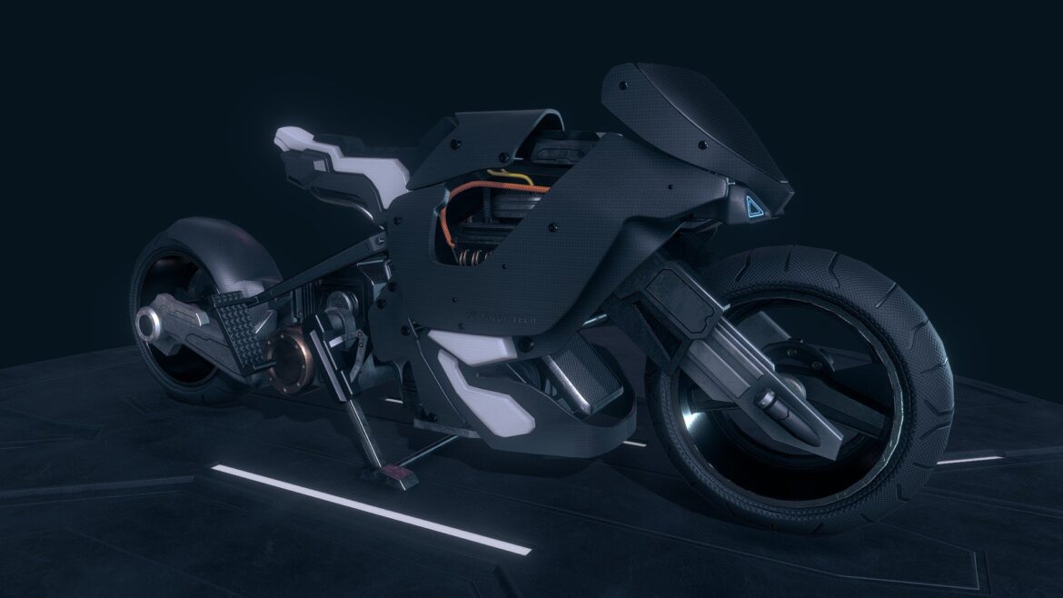 xs motor tech 3d model