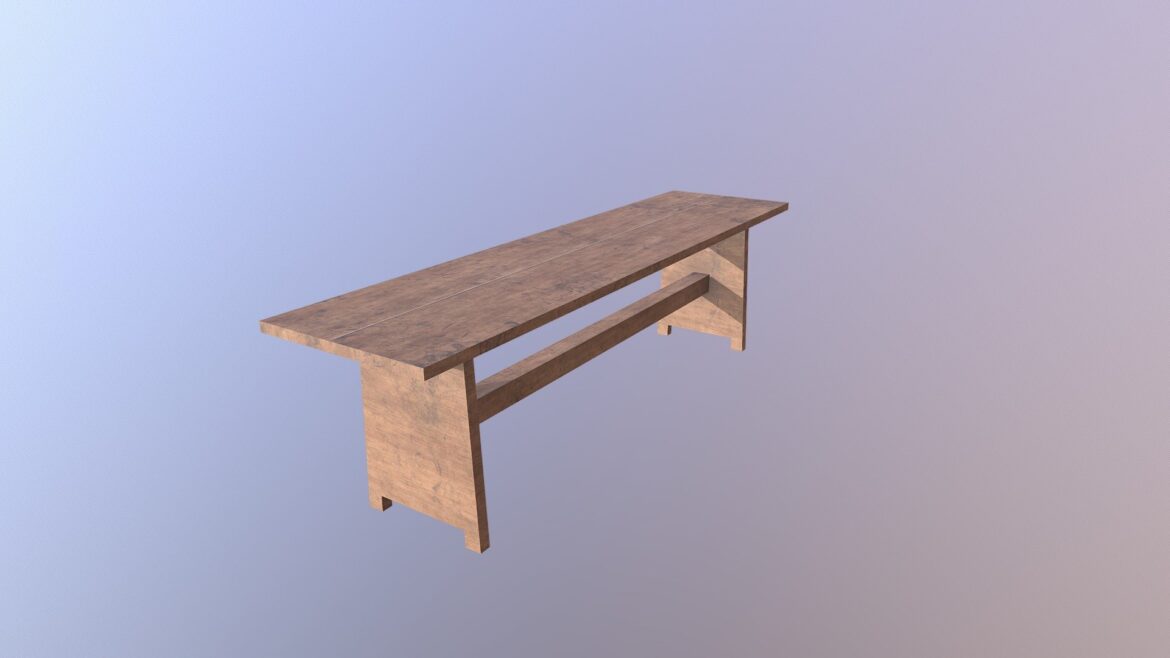 zephyr bench 3d model