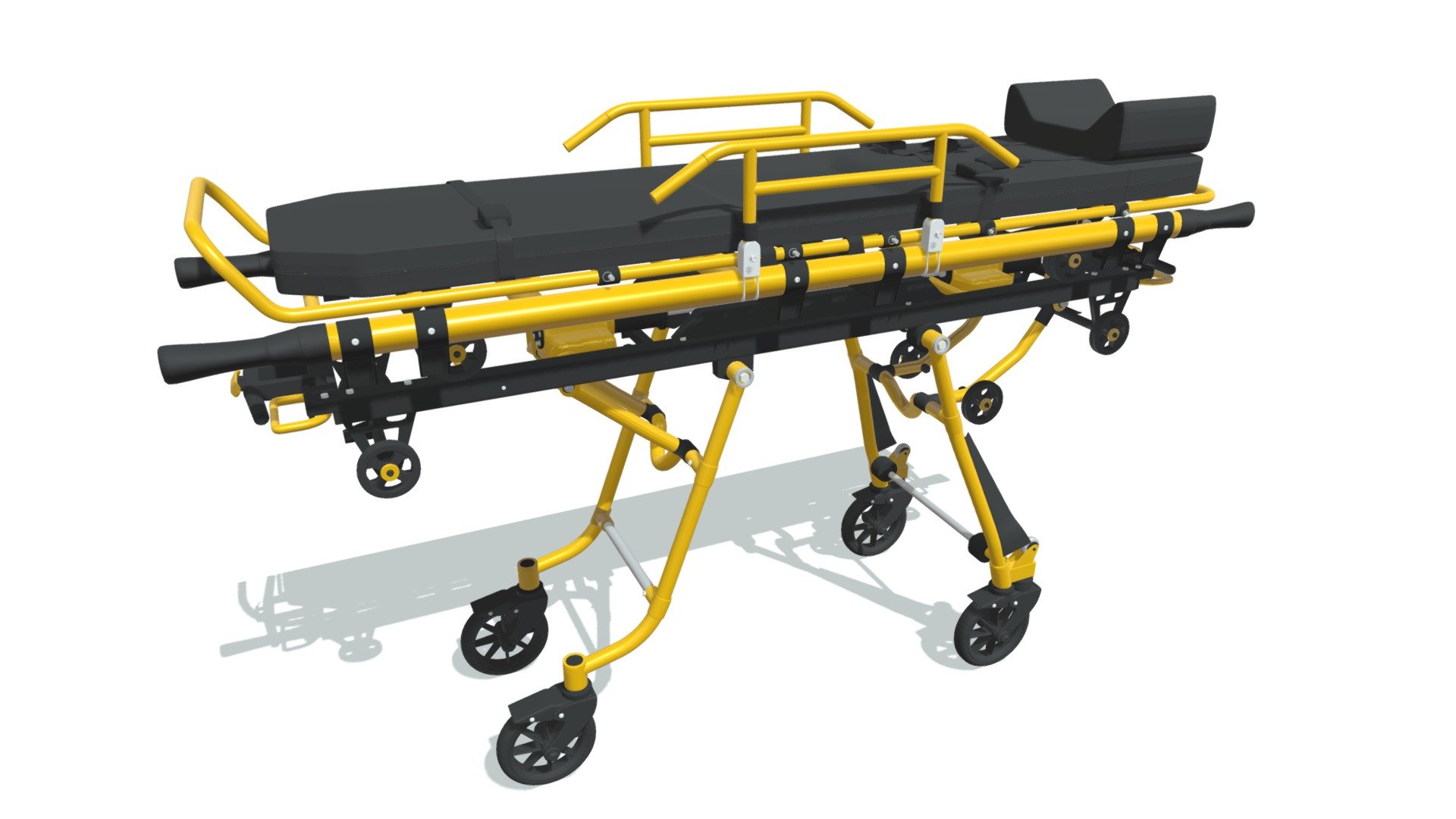 3D Ambulance Bed