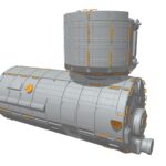 3D Japanese Experiment Module (JEM) Kibo