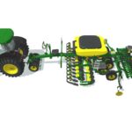 Tractor with Seed Drill