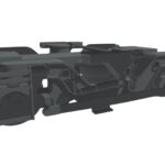 3D Train Wheels Bogie