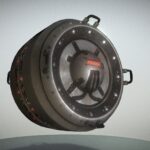 Futuristic Living Module Rusty Version