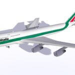 alitalia airways 3d model
