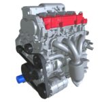 V8 Car Engine