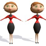 Cartoon Woman Character