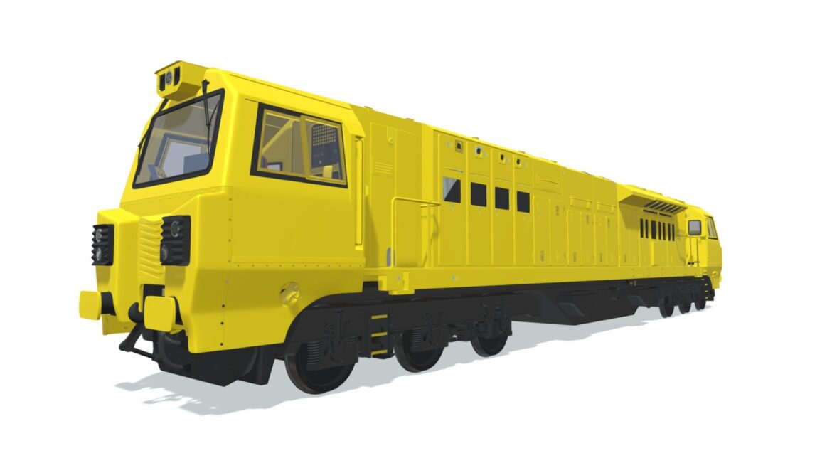class 70 powerhaul locomotive 3d model