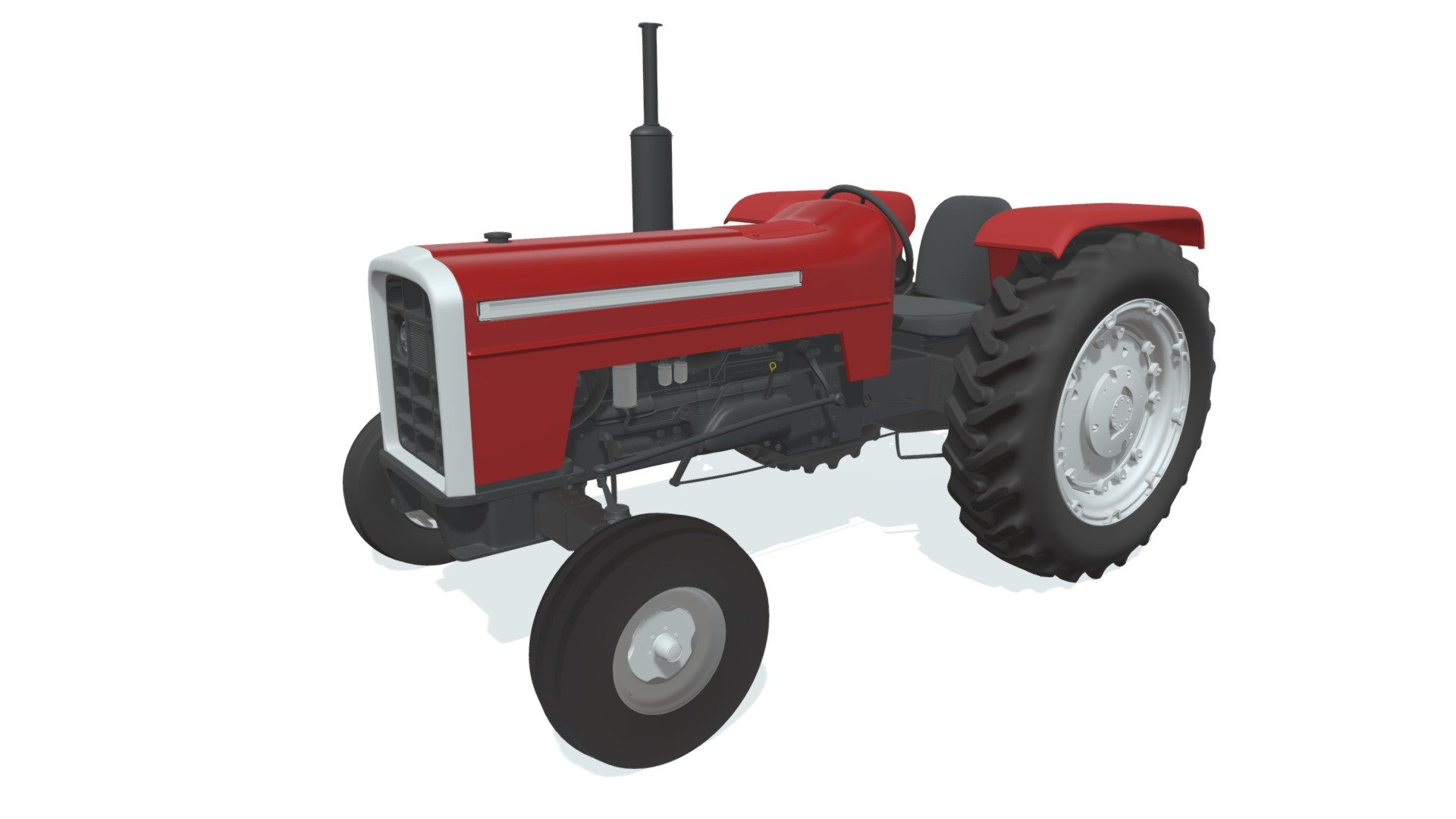 3D Classic Tractor