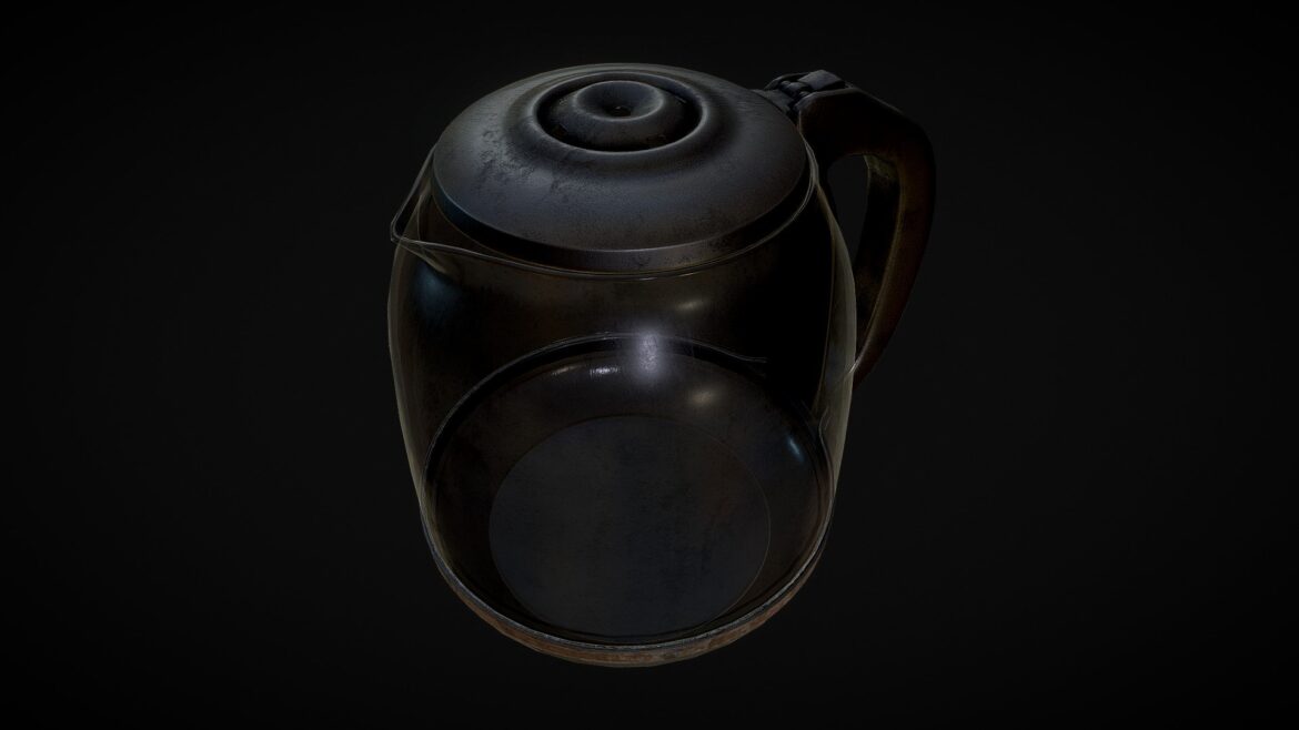 coffee old dirty version 3d model