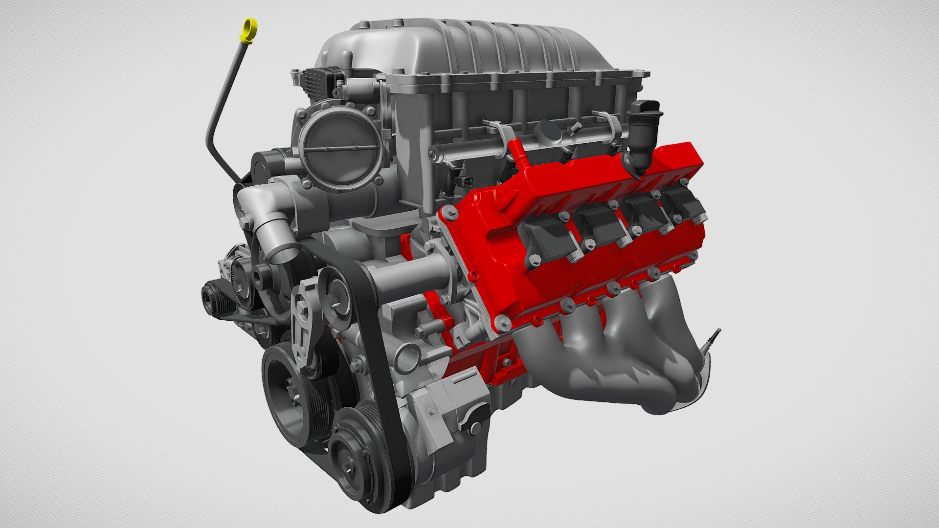 Dodge Challenger HEMI Demon V8 Engine
