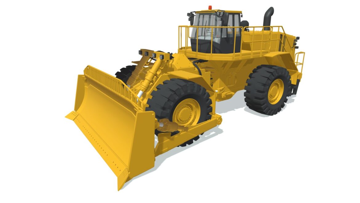 dozer 3d model