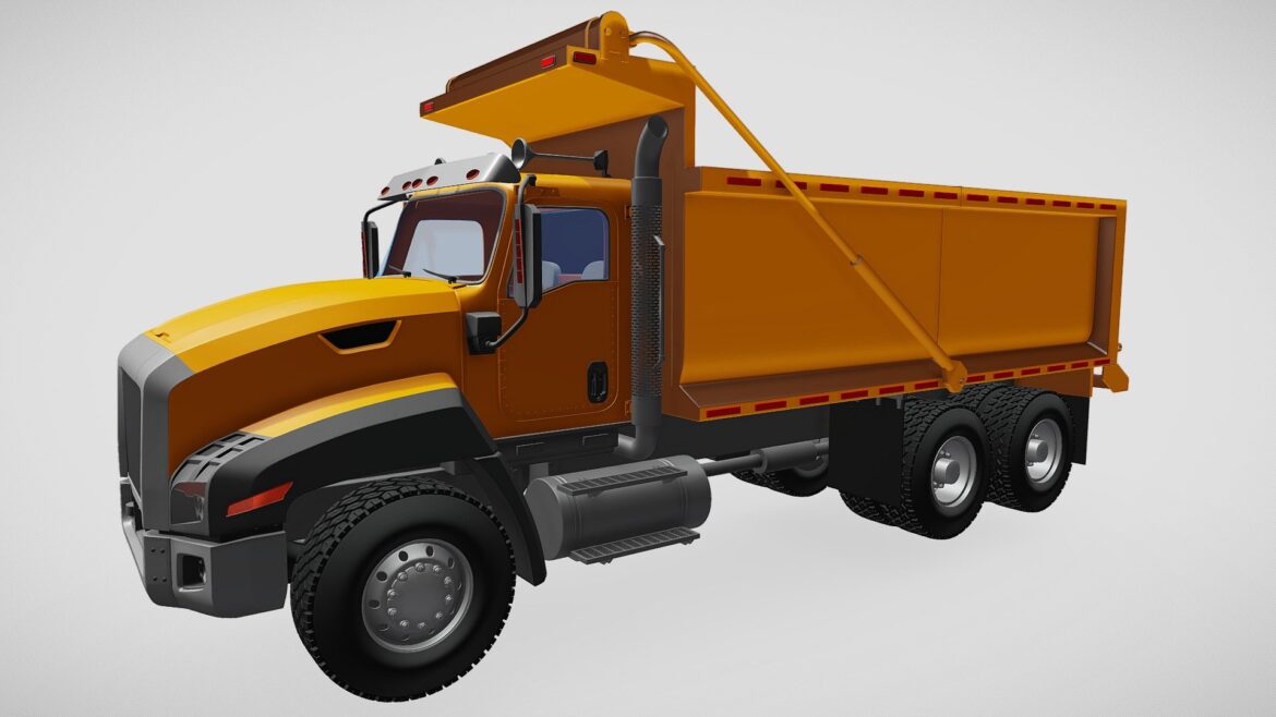 dump truck 3d model