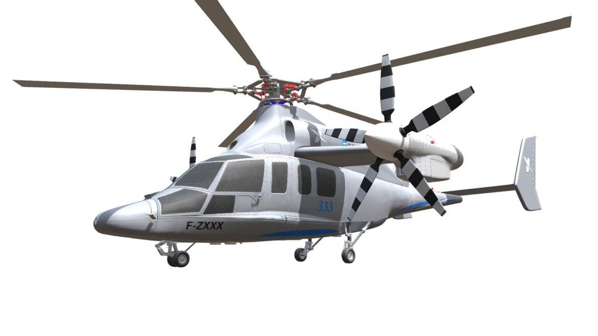 eurocopter x3 helicopter 3d model