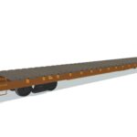 Flat Railroad Car