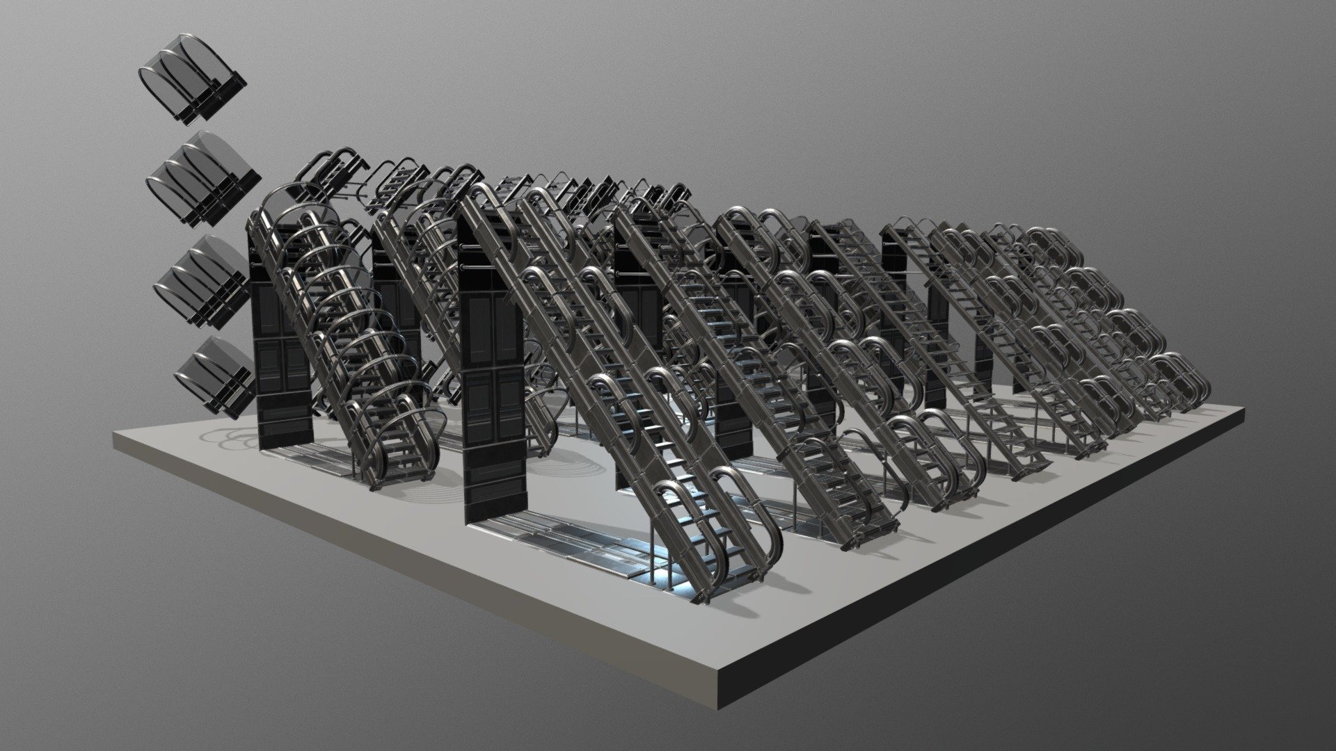 Futuristic Stairs Basic Version