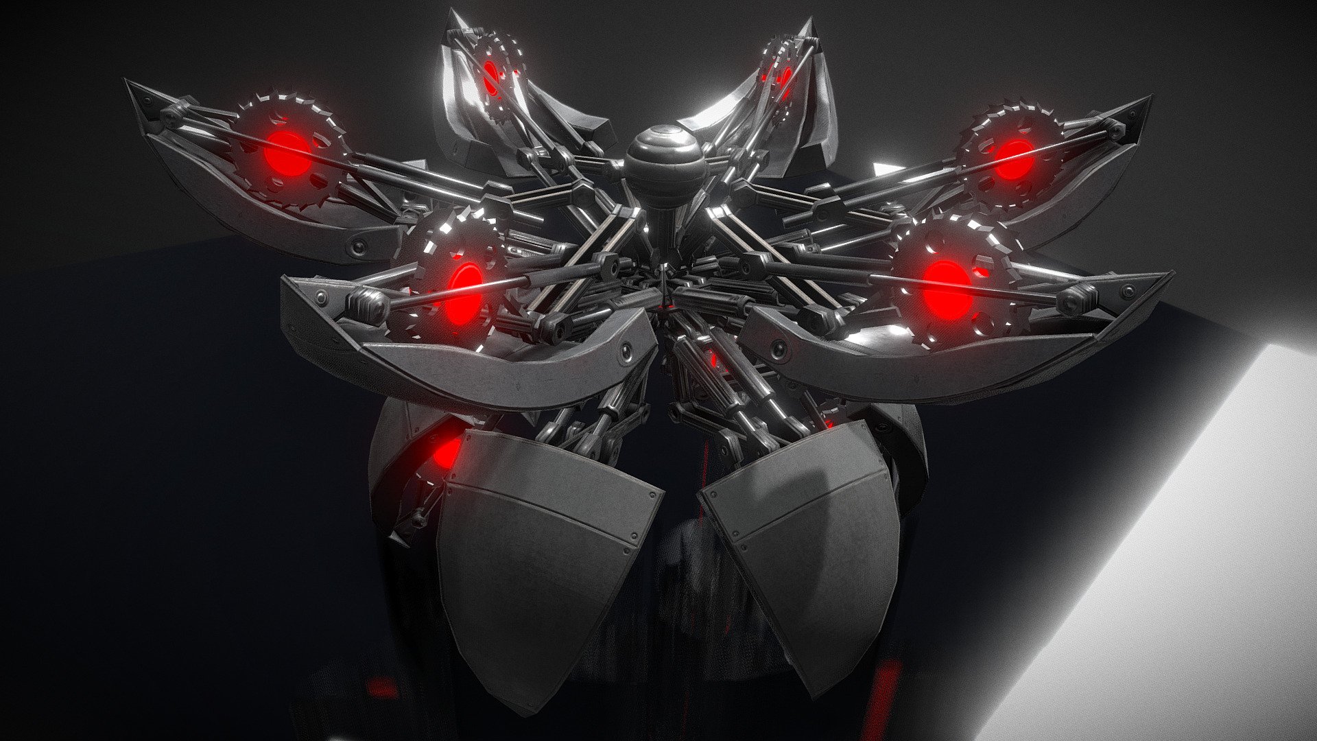 Hydraulic Sphere Bot – Sawblade Version