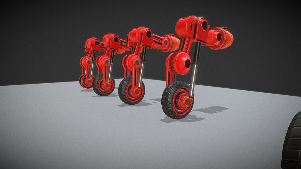 Hydraulic Suspension Neon Red Version
