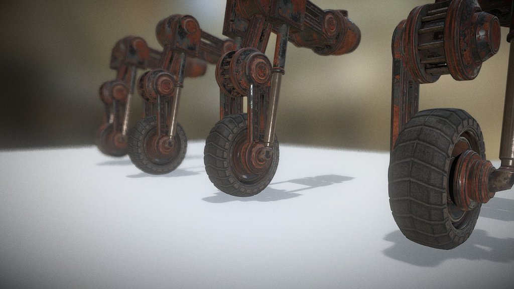 Hydraulic Suspension Old And Rusty