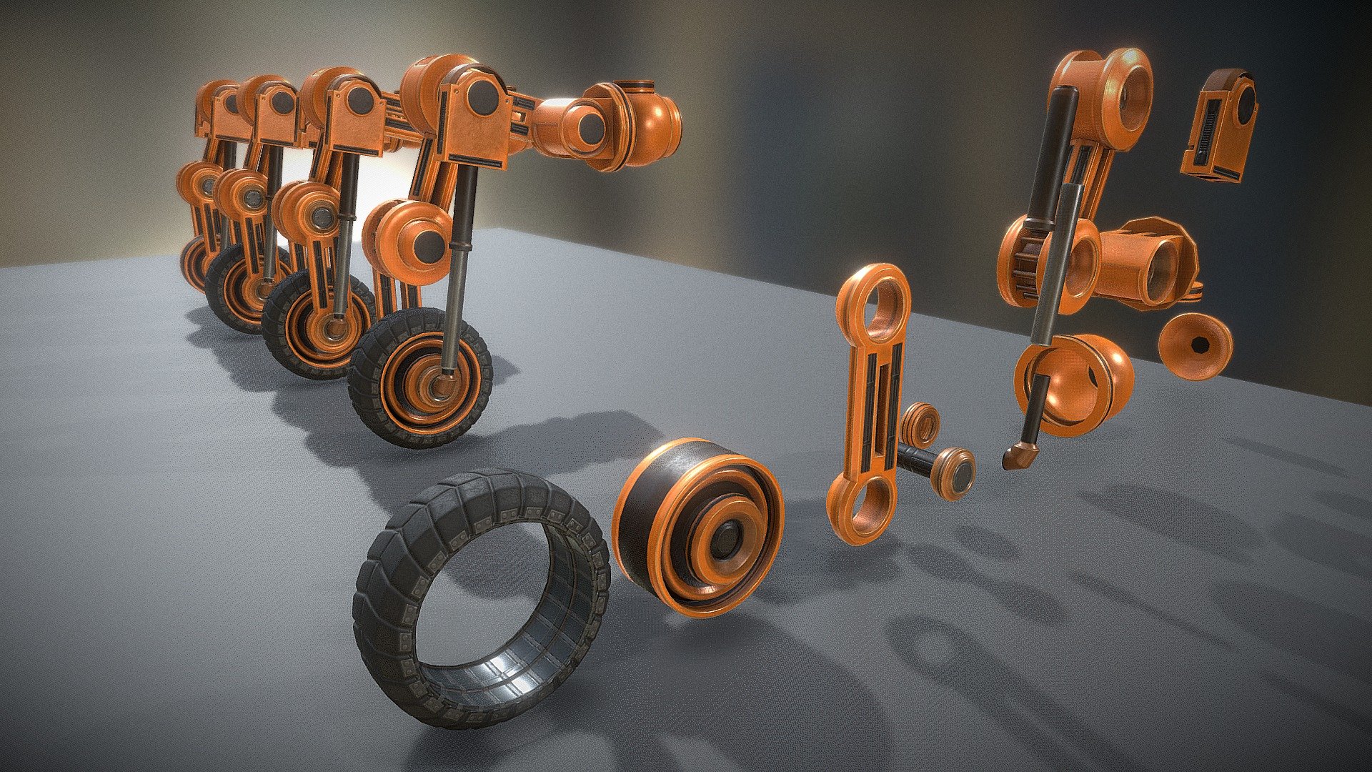 Hydraulic Suspension Orange Version