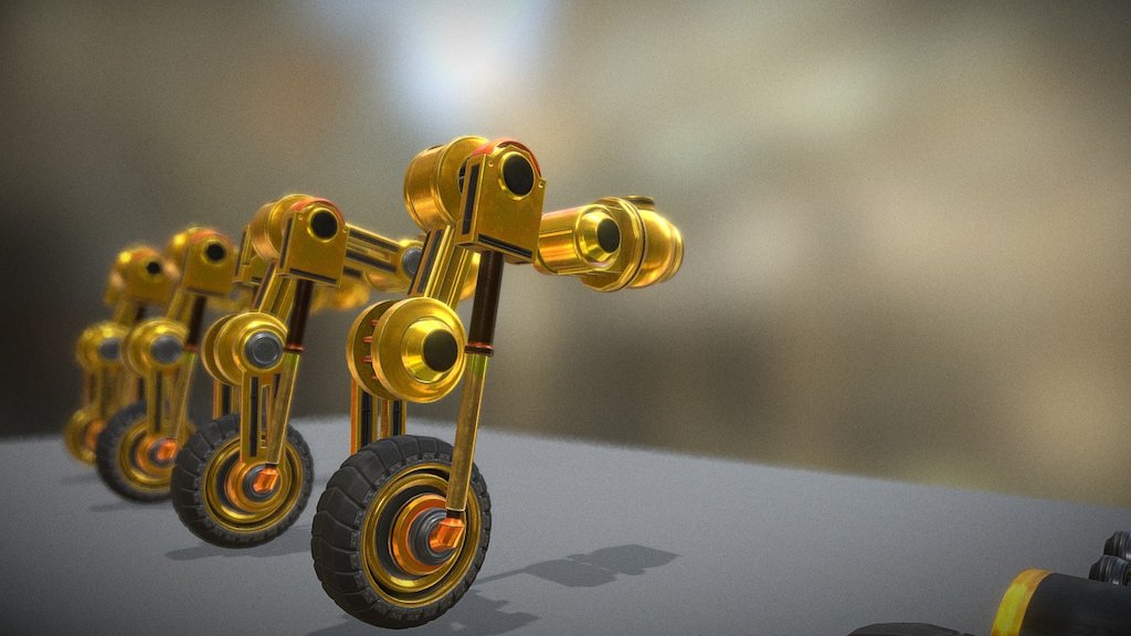 Hydraulic Suspension Yellow Version