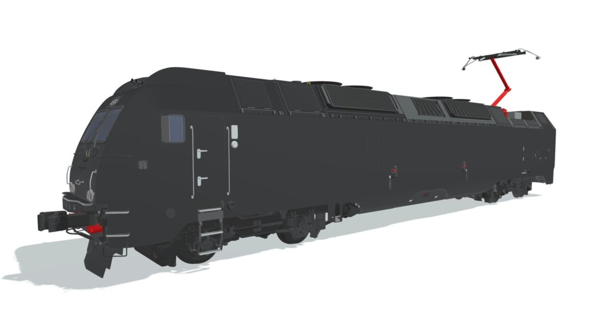 steam locomotive train 3d model