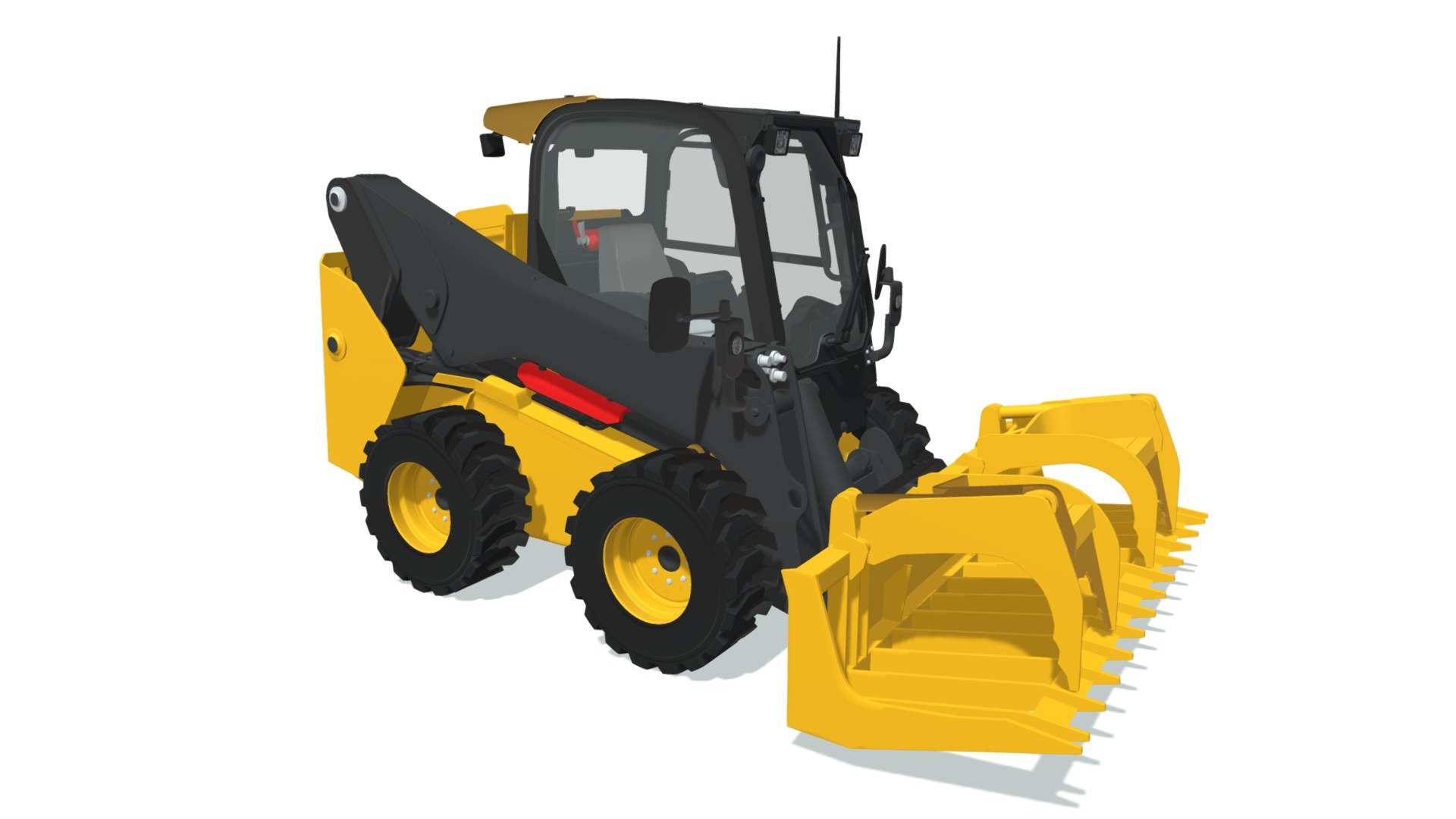 Log Fork Skid Steer Loader