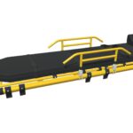 medical stretcher 3d model