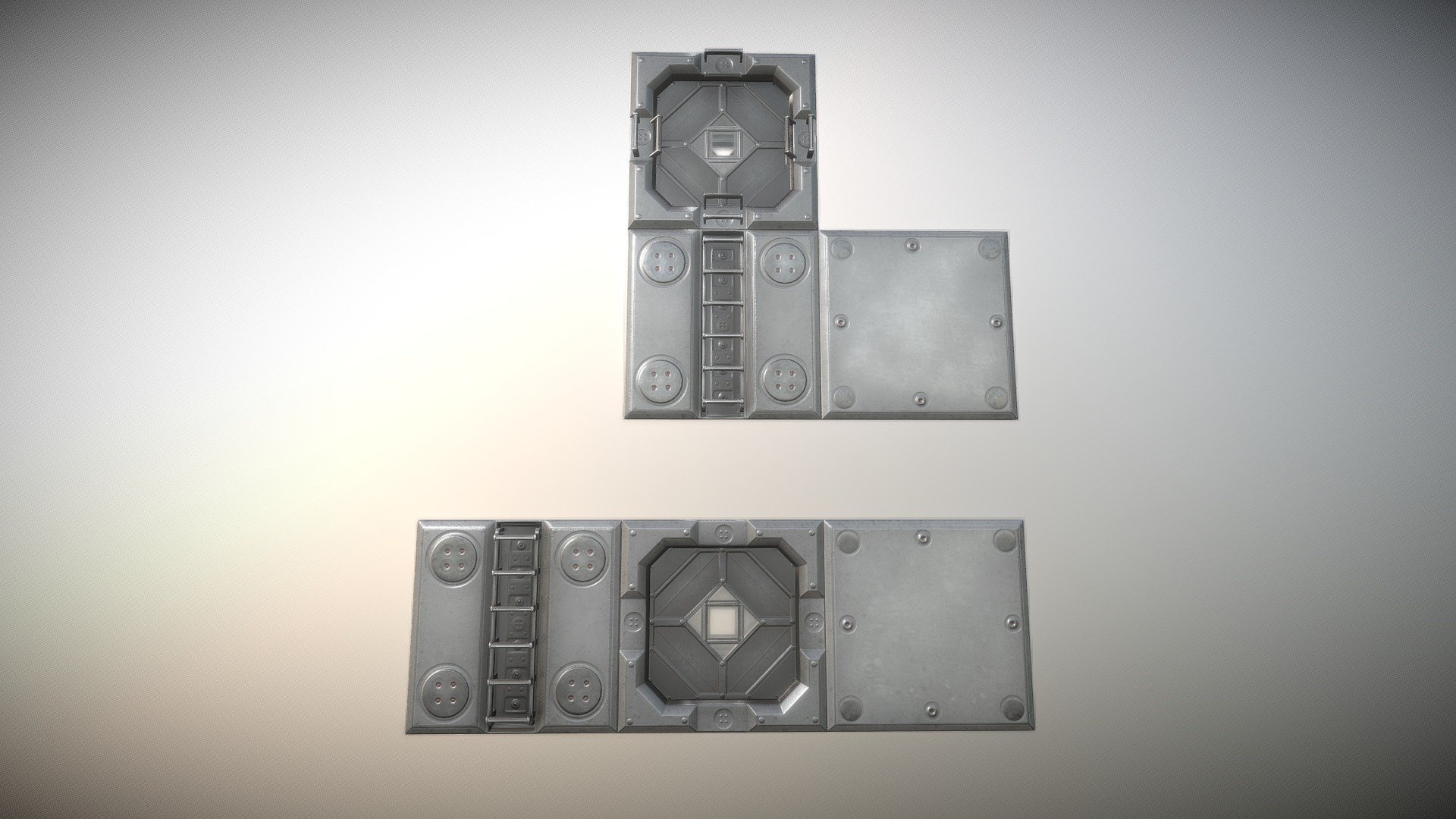 Modular Cube Room Parts (2018)