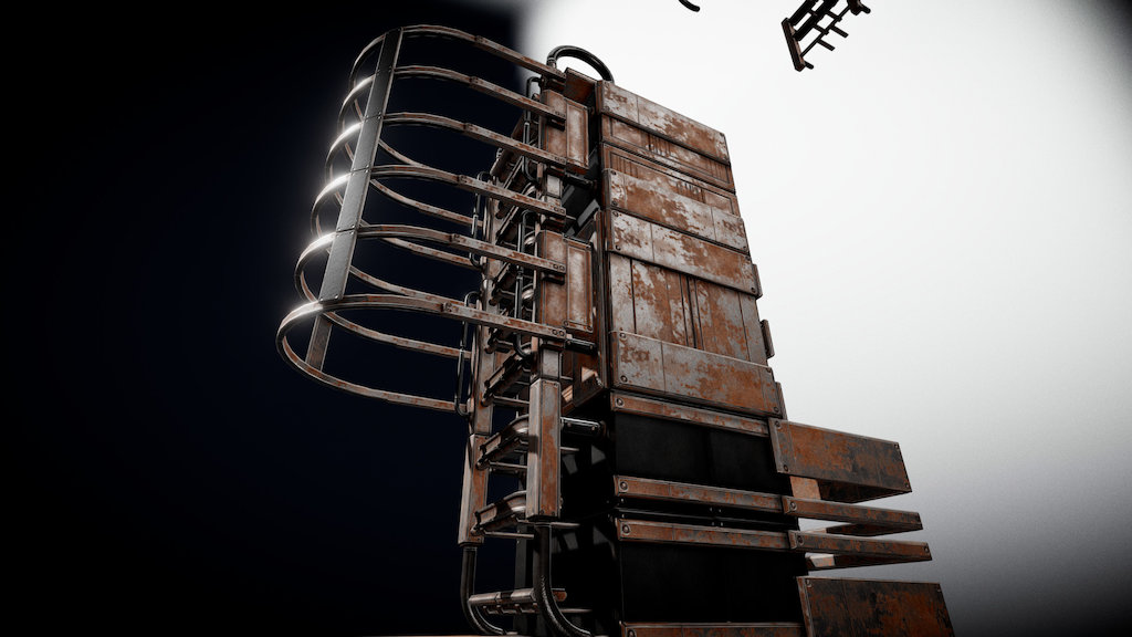 Sci-Fi Ladders (Rusty Version)