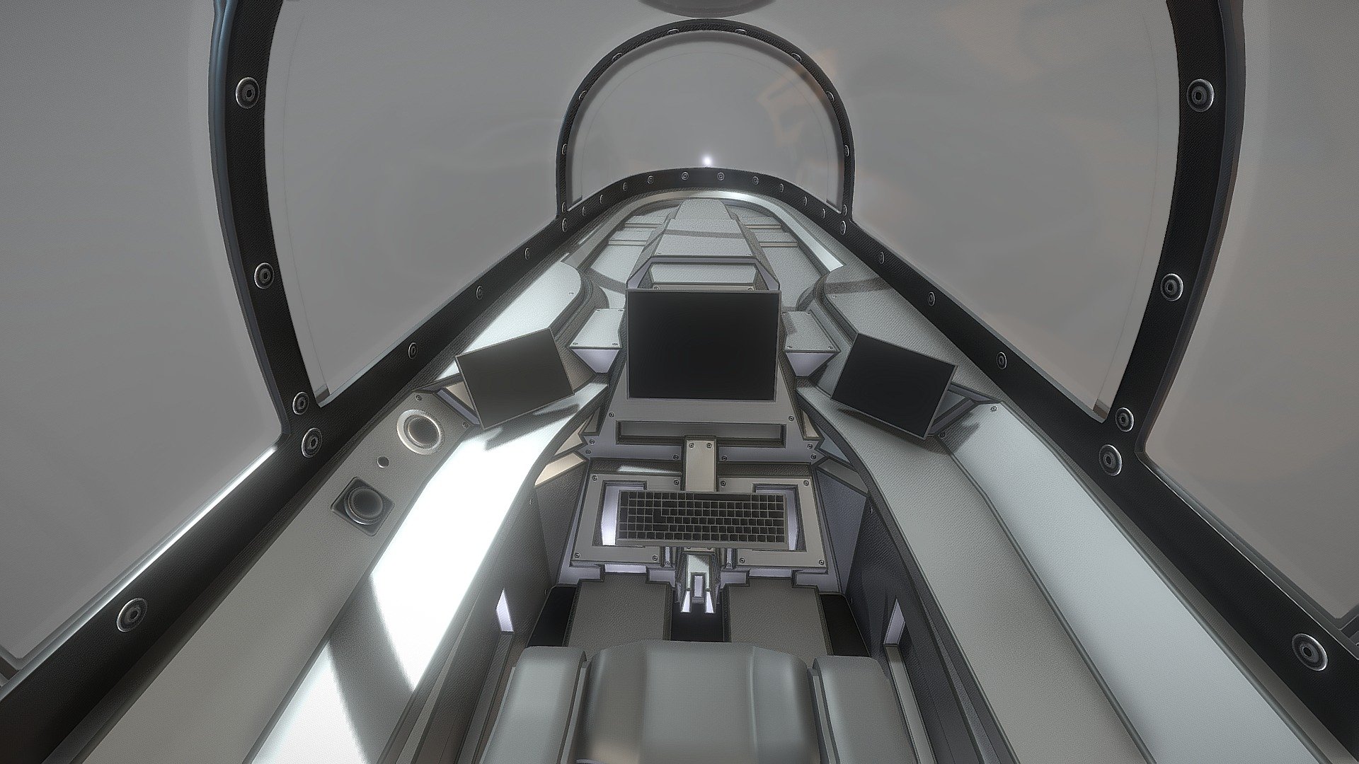 New Futuristic Jet Cockpit (Wip-4)