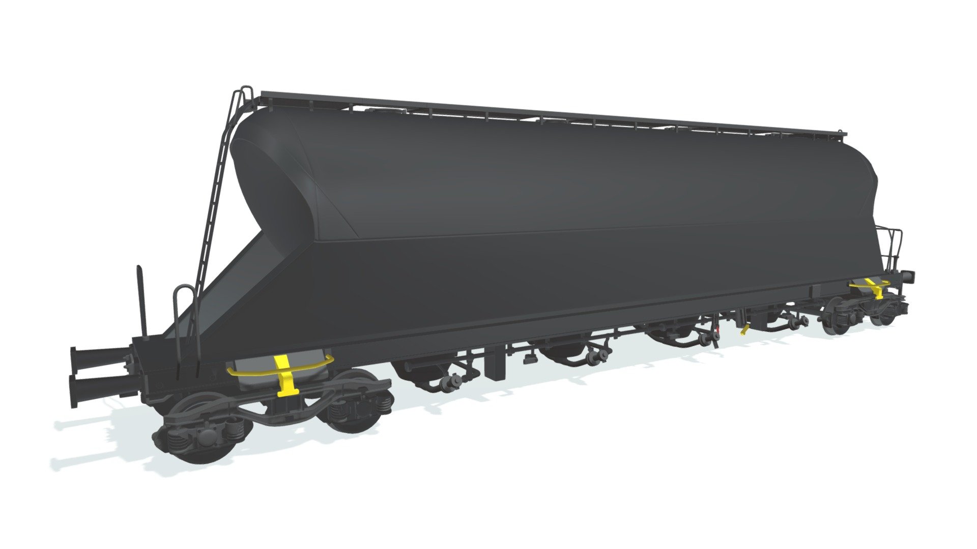 Railroad Silo Tank Train Car