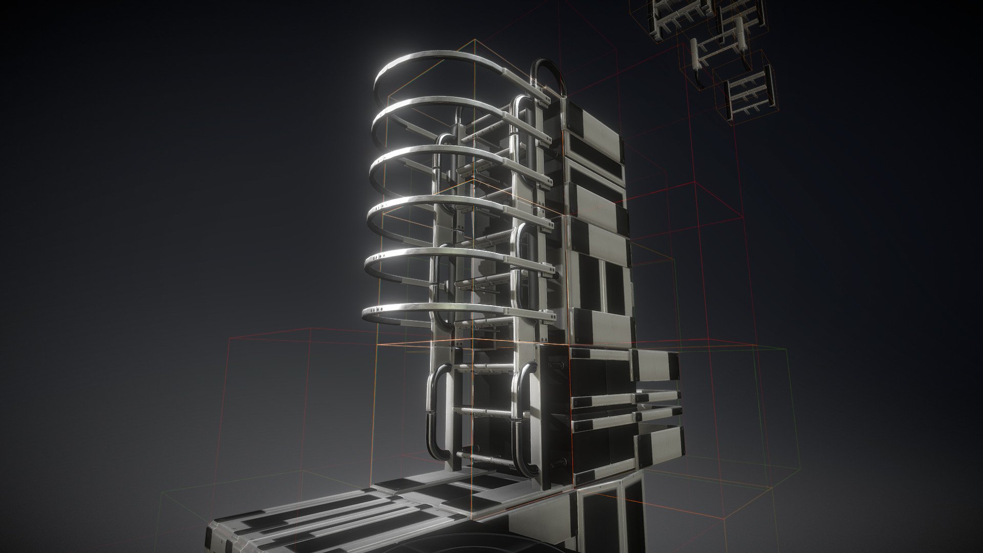 Sci-Fi Ladders Animation