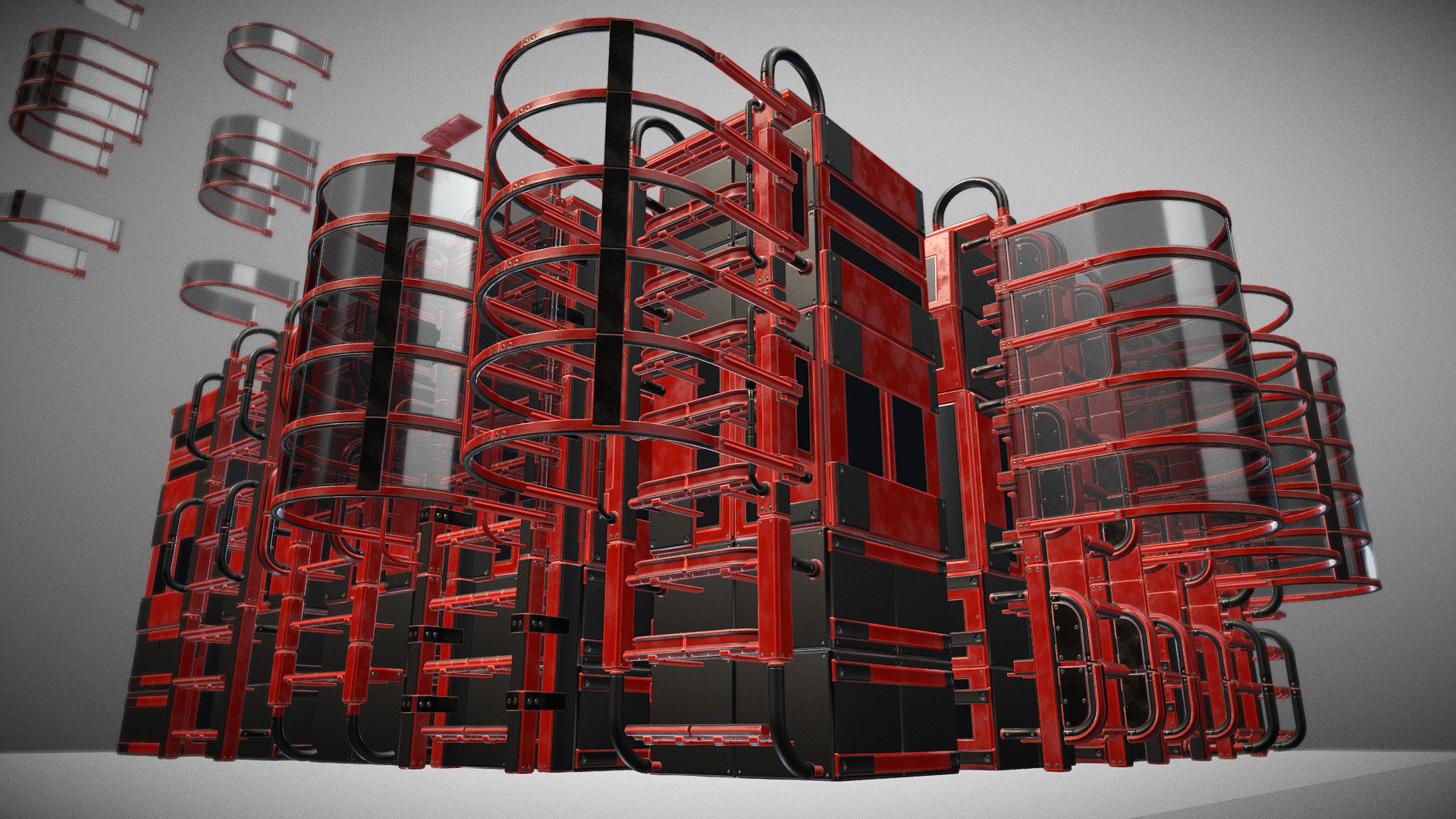 Sci-Fi Ladders Animation