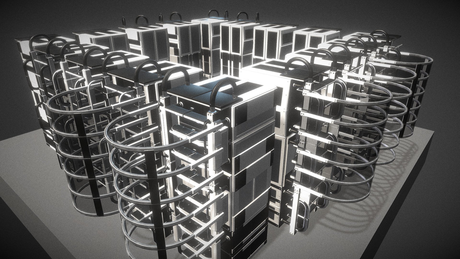 Sci-Fi Ladders Animation