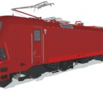 siemens vectron locomotive mrce 3d model