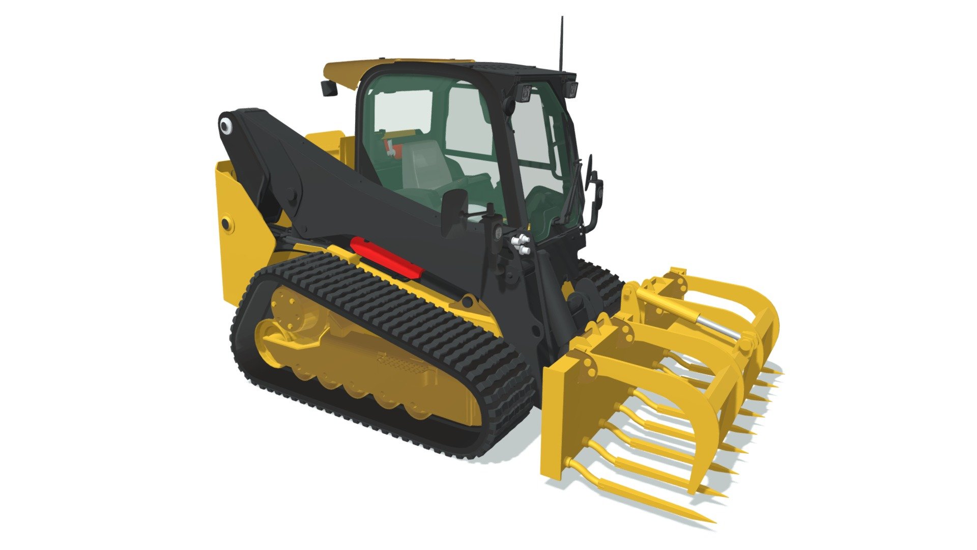 Skid Steer Loader Manure Fork